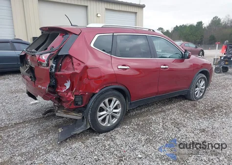 2015 Nissan Rogue Sv z USA, uszkodzony, nr VIN KNMAT2MV9FP588199